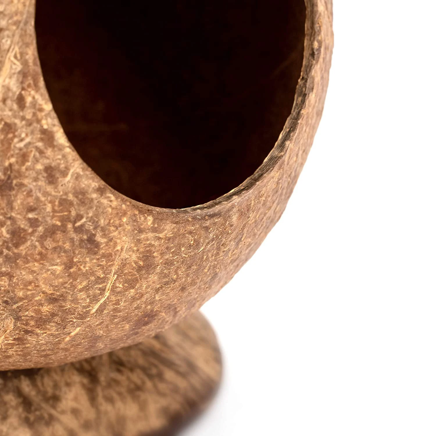 Hamster Wooden House Small House Parrot Cage Natural Handmade Coconut Shell Shelter Cave Vietnamese Coconut House