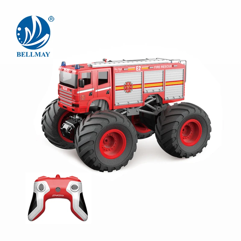 Bemay Toy 1:18 Remote Control Racing Truck with Light And Sound, Big Size Wheel RC Vehicle for Kids