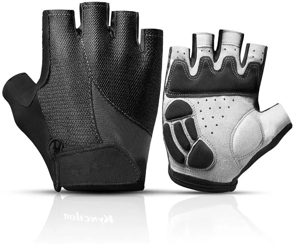 2022Custom logo Breathable half  Finger non-slip  bike Gloves bicycle  men