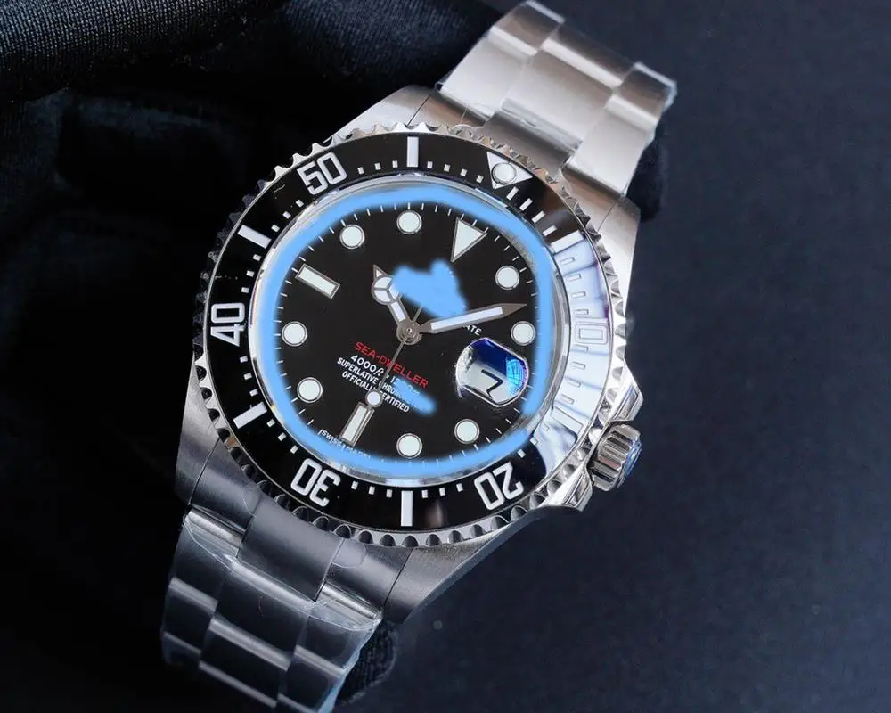 
TOP QUALITY 904L 3135 movement noob watch Rolexables Sea Dweller Rollex watch 
