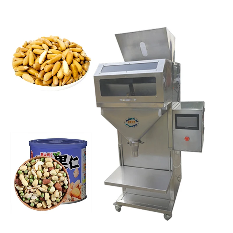 Manual Bottle Jar Pouch Filling Semi Automatic Food Granular Rice Bean Nuts Sugar Pouch Filling Machine
