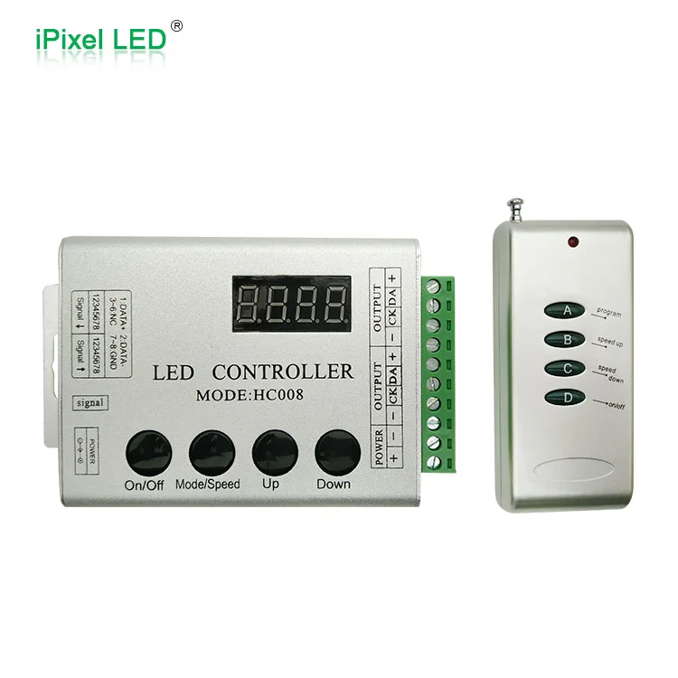 Пульт дистанционного управления HC008 SPI, беспроводной симфонический светодиодный контроллер