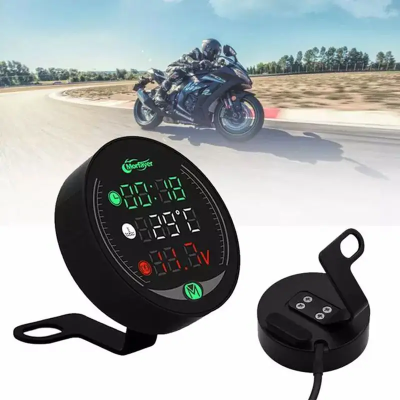 Universal speedometer motorcycle led display digital bicycle tachometer motorcycle meter with usb charging