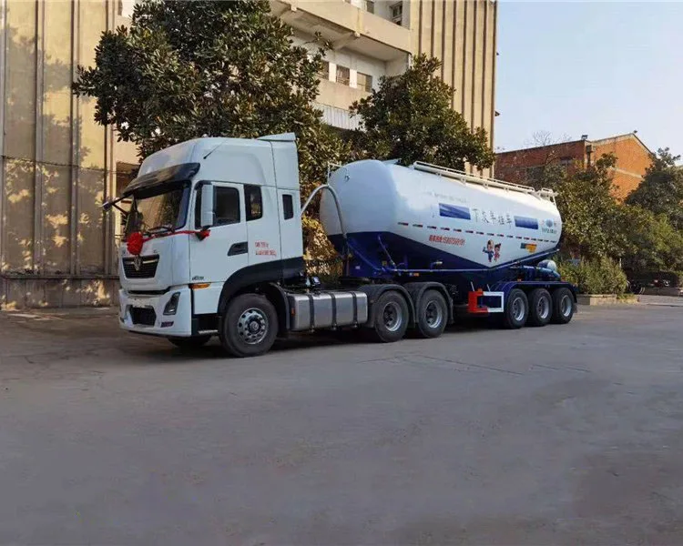 Natural gas tanker 49 tons semi-hung bulk cement truck
