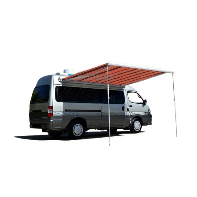 DX600 Manual Controlled Fabric Covered Arb Car Awning