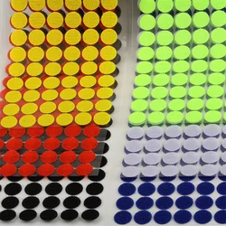 factory wholesale self adhesive round shape hook loop dots magic tape  fastener tape TCMST01-15