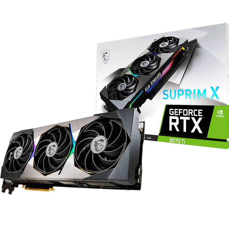 Msi suprimX 3070ti Nvidia 3070ti video card graphics card GPU Geforce RTX gaming cards 3070ti
