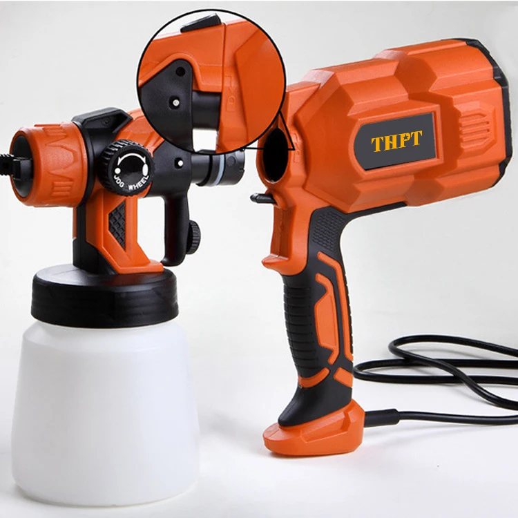China Good Quality 550W 800ml ABS Portable High Pressure Professional Electric Airless Painting Spray Gun