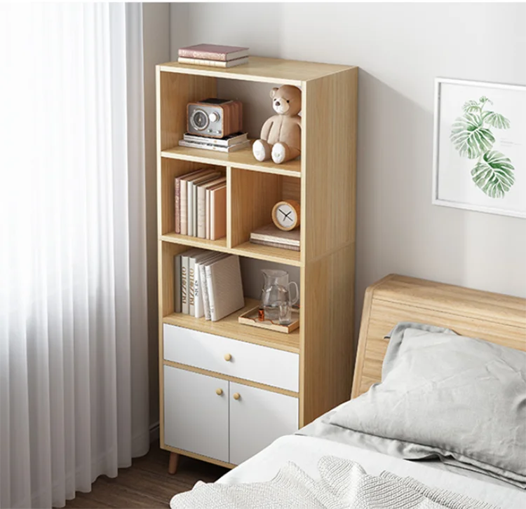 Wholesale Wooden Showcase Cabinet Luxury Wooden Bookshelf Bookcase