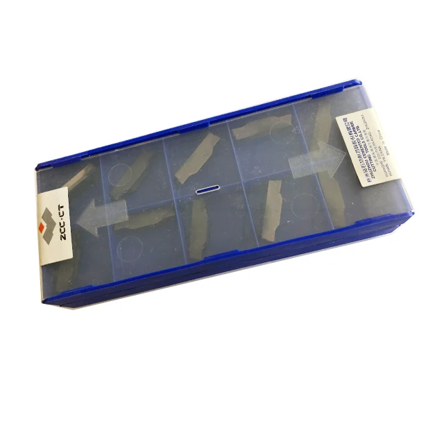 ZCCCT 5mm Flattened Grooving Insert ZTHD0504 Zhuzhou Cemented Carbide Cutting Tools CNC Machine Tool