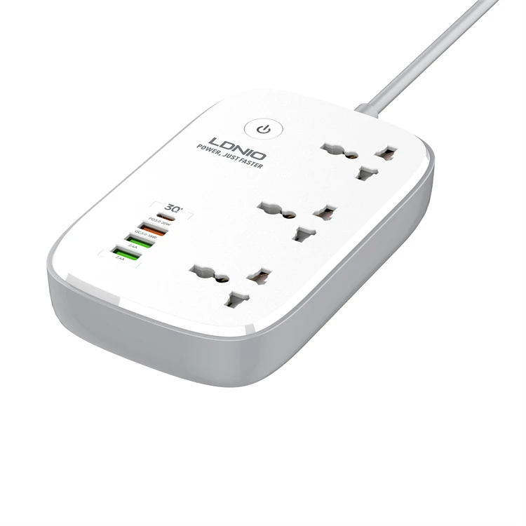 Заводская цена интеллектуальный удлинитель LDNIO SCW3451 WiFi с USB беспроводным управлением универсальный