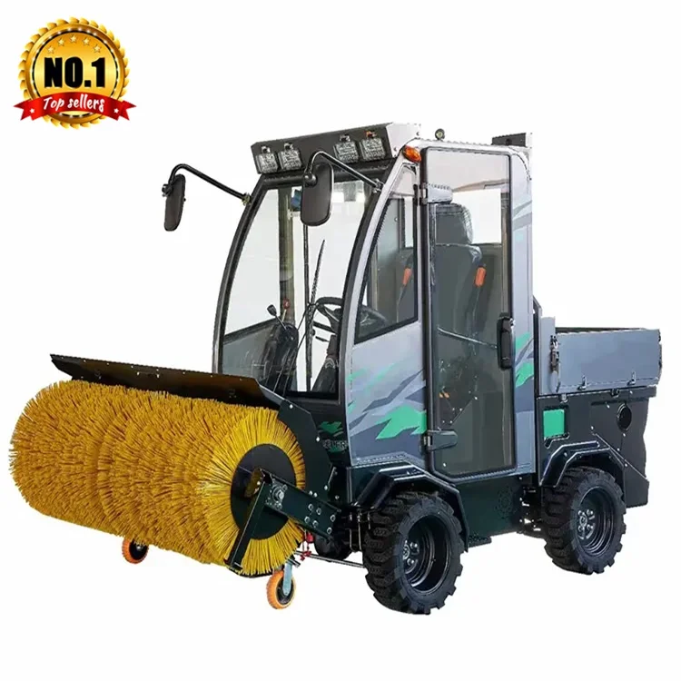 6.5HP 15HP Hand Electric Start Snow Sweeper Snowplow Thrower Machine Road Snow Sweeper For Sale