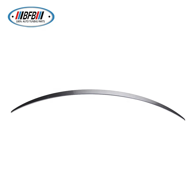Mazda 3 Spoiler Glossy Dark Grey Painting Color ABS Tail Wing Rear Spoiler Trunk Wings Primer Plastic Style For Mazda 3 2014
