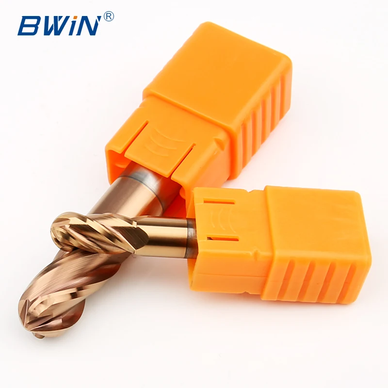 Competitive Price Tungsten Carbide with 2 Flutes Ball Nose End Mill Milling Cutter for Cutting Tools