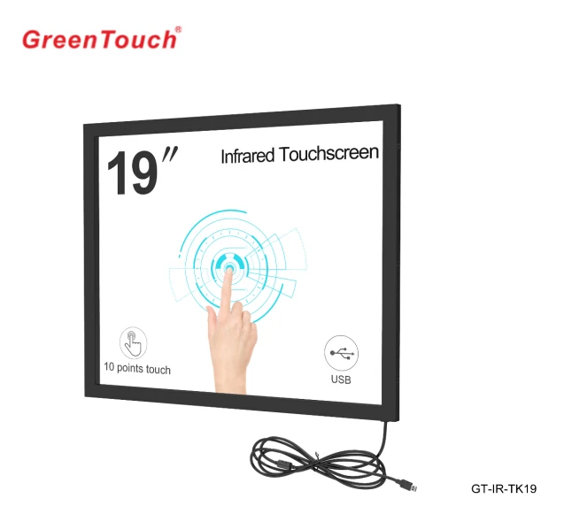 
 19 дюймовый сенсорный экран ИК рамка сенсорный экран мульти сенсорный экран панель рамка usb  