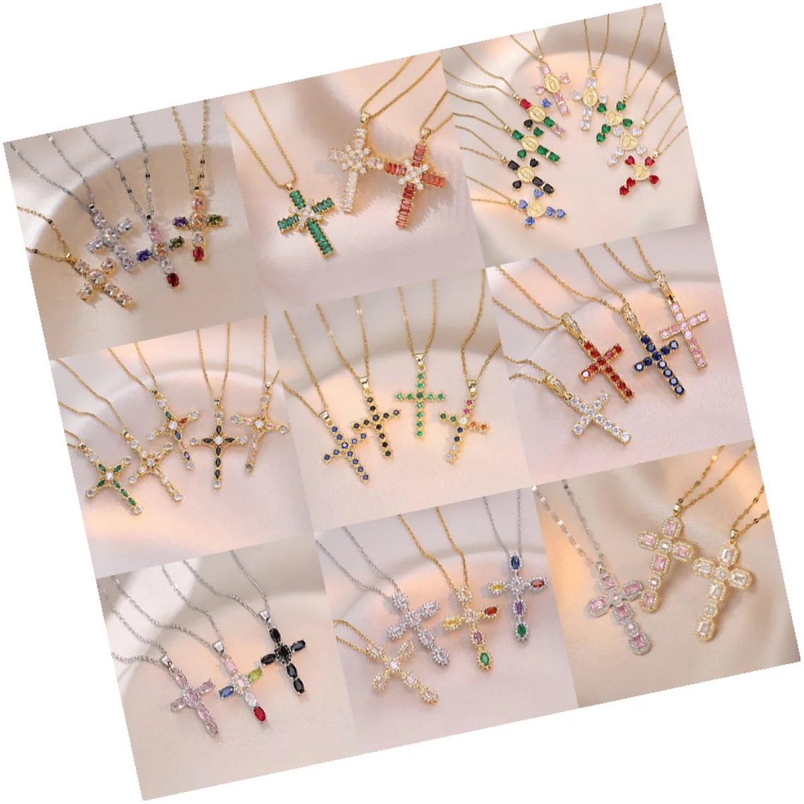 Женское колье с подвеской из нержавеющей стали