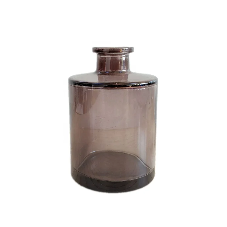 
50ml 100ml Custom Design Empty Refillable Perfume Oil Aroma Glass Reed Diffuser Bottle with Rattan Sticks Rattan Sticker Cork 