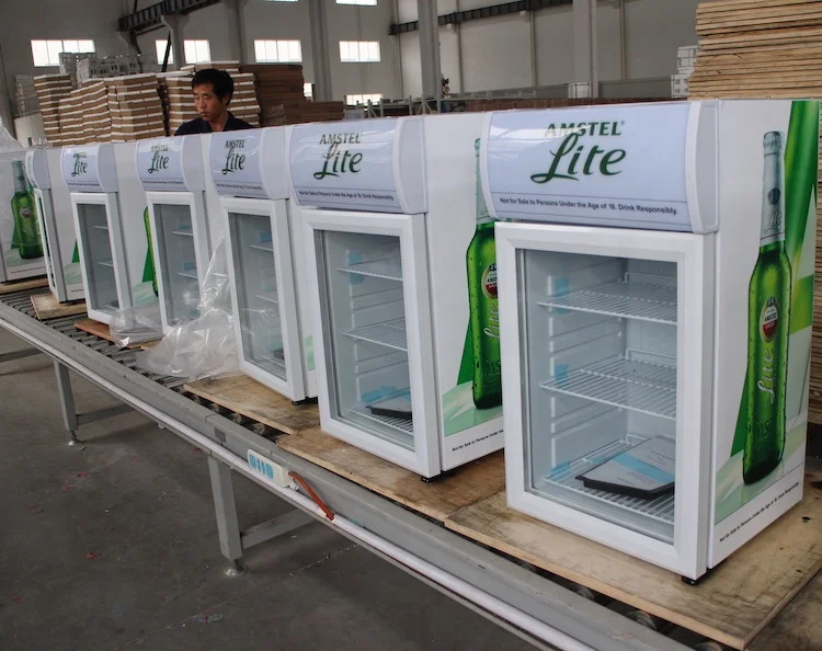 42L Mini Bar Beer Beverages Display Cooler with Light Box SC-42L