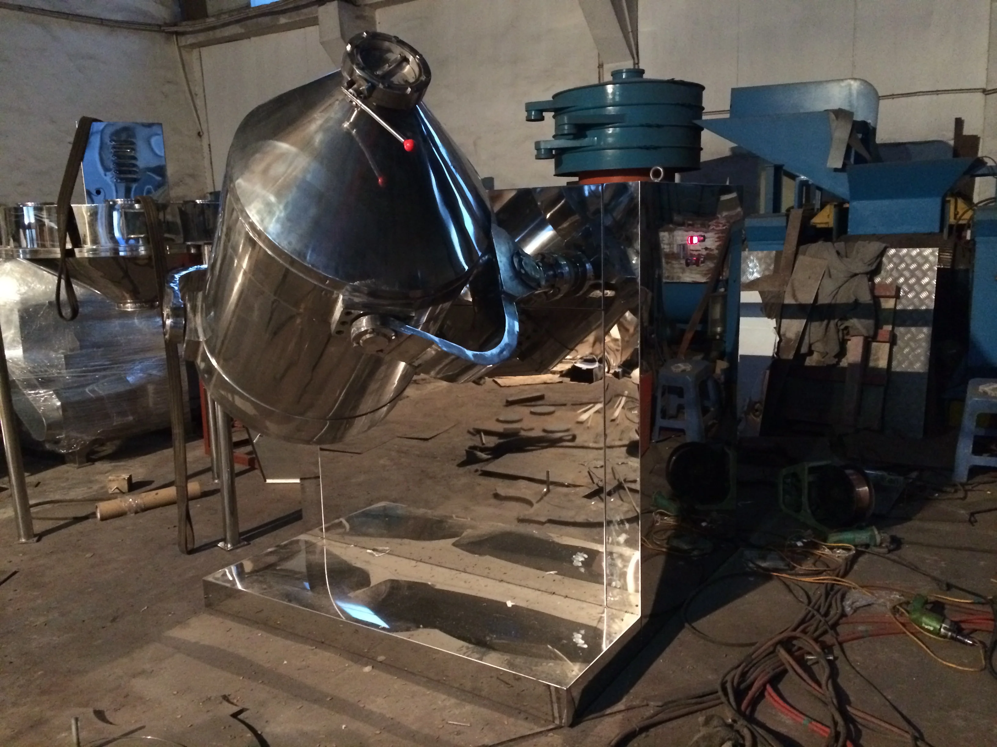 SYH Model 3d Motion Blender Mixing / SYH-200 Powder Mixer Machine