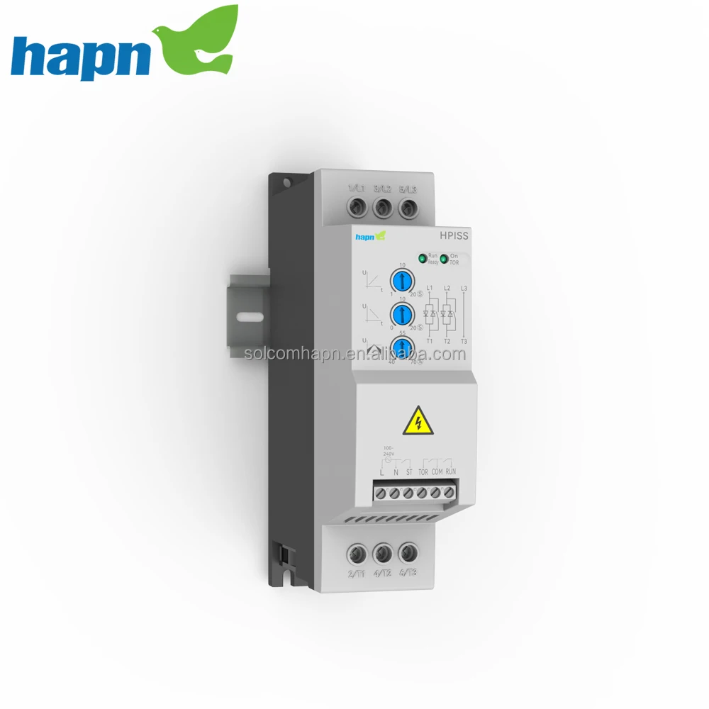 miniature digital soft starter with bypass inside    most compact