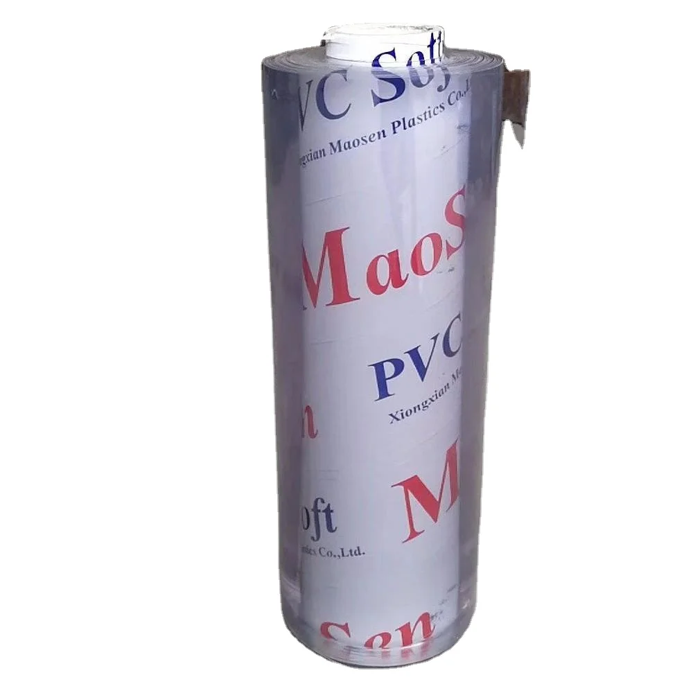 China Factory High Transparent PVC Soft Sheet Clear PVC Film Roll
