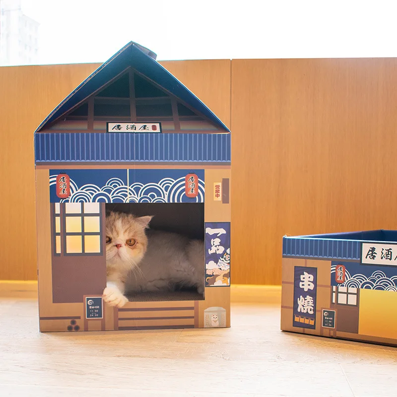 The new sake house cat scratching board wear-resistant corrugated paper pet