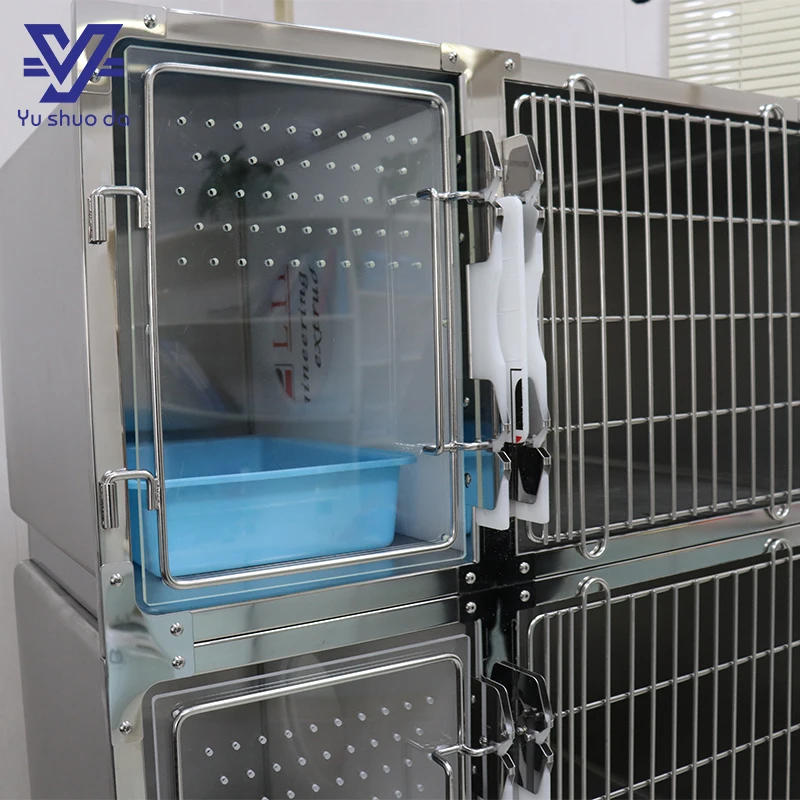 Hospital veterinary cat anti-scratch cage