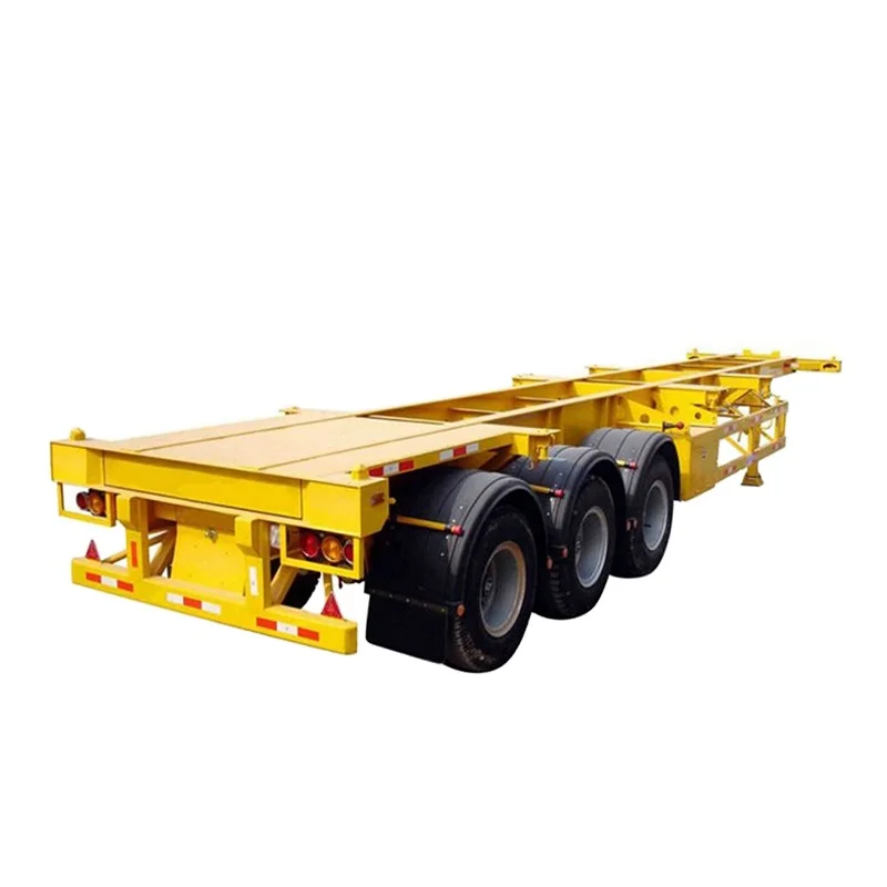 Hot Sale Frame 20ft 40ft Container Semi Trailer Skeleton Trailer Container Chassis