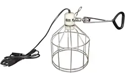 Hot Selling Flexible Grip Reptile Clamp Lamp with Safety Steel Cage