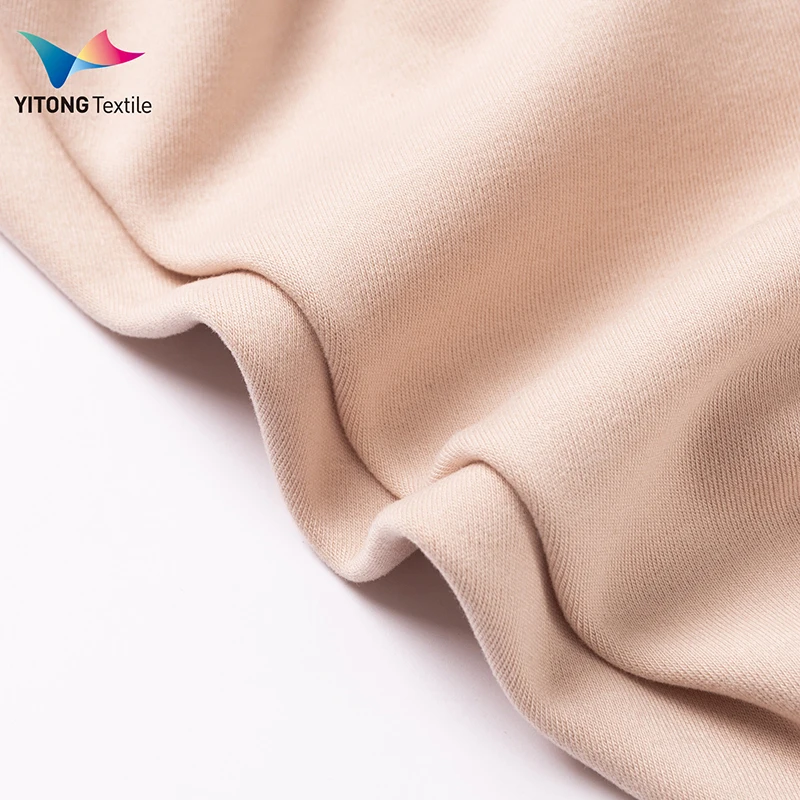 Wholesale Merino Wool Fabric 38% Viscose 28% Acrylic 26% Cotton 3% Wool 5% Spandex Fabric for t shirt