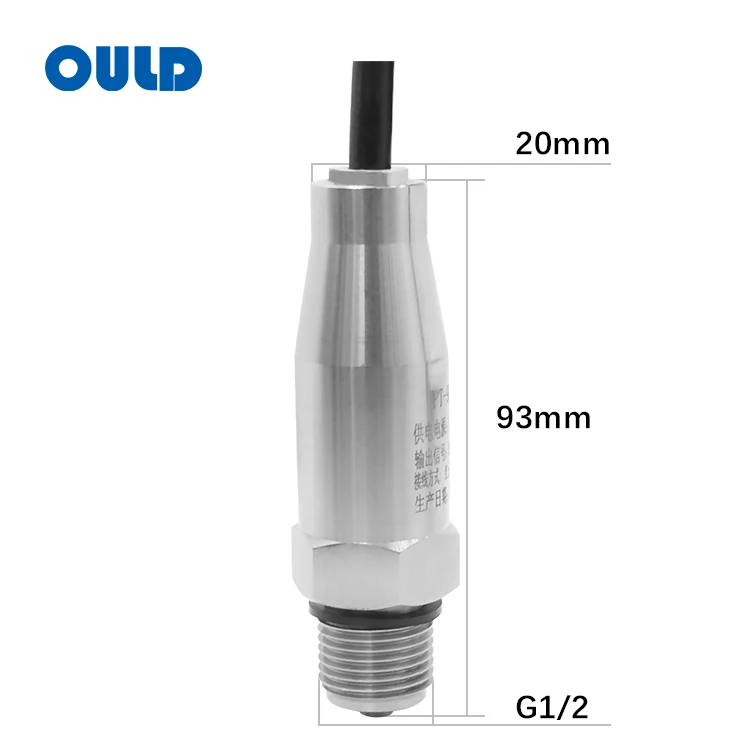 OULD PT-988 4-20mA customized Durable Submersible Liquid Level Transmitter piezometer Water tank Level  Sensor