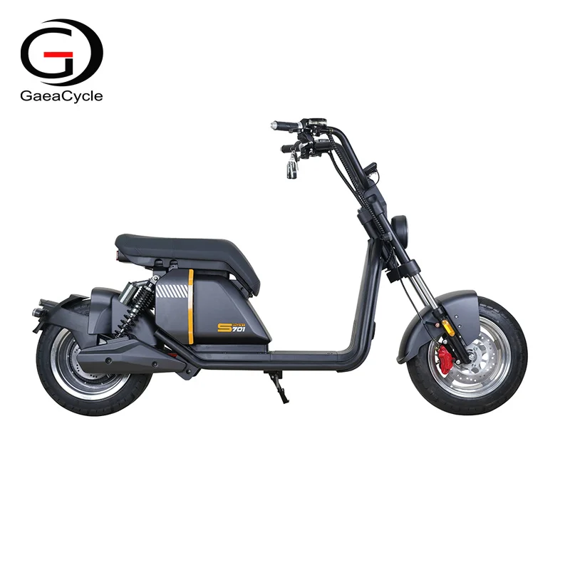 Gaea Citycoco 701 EEC 2000W внедорожный электрический скутер с толстыми шинами литиевая батарея 60