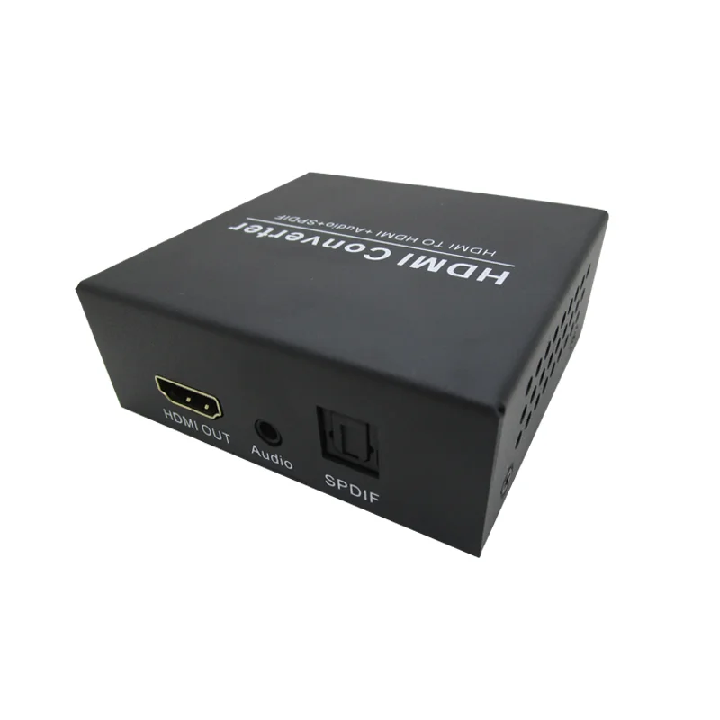 
 HDV-SA Новинка 10,2 Гбит/с HDMI к HDMI аудио De-Embedder Сплиттер оптический SPDIF 3,5 мм стерео 4K HDMI аудио экстрактор  