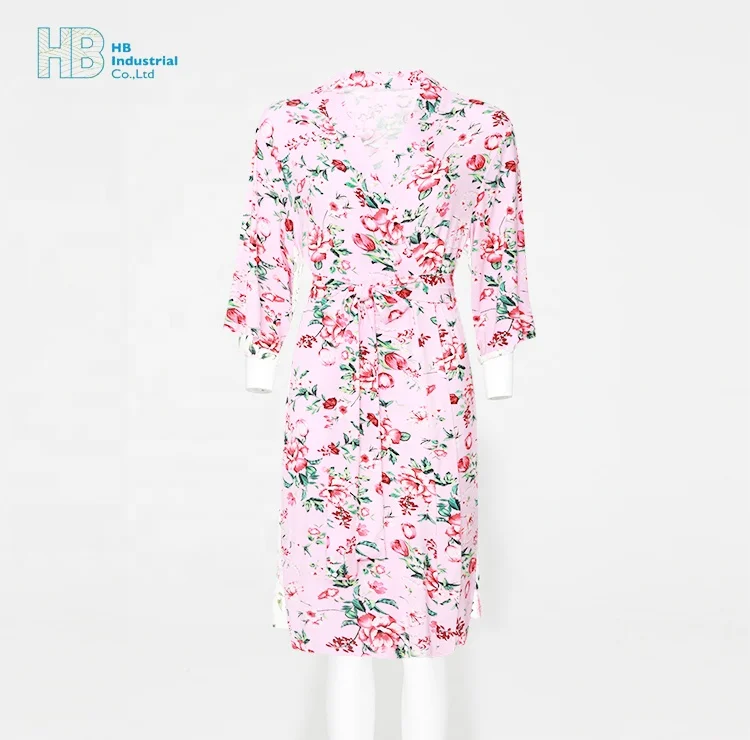 Matching 4-Piece Mommy Robe and Swaddle Set