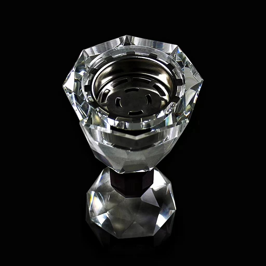 Фенминг, Новая горелка для бакхоора, Хрустальная горелка, прозрачная подарочная упаковка, деревянная металлическая курильница из сандалового дерева, индийский Ладан, 1 кг