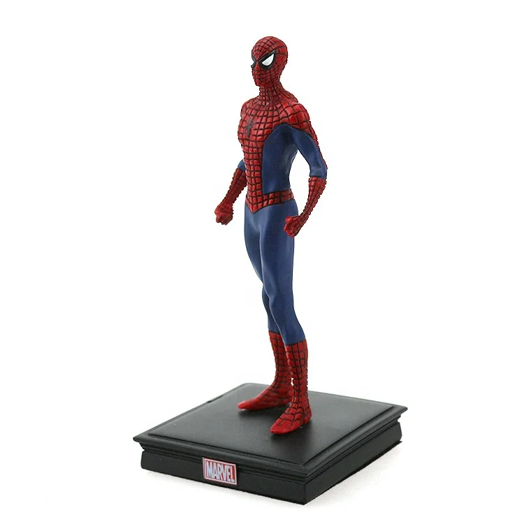 High Quality Resin Marvel Superhero Sculpture Custom Movie Action Figures Home Decoration Spiderman Statue Crafts