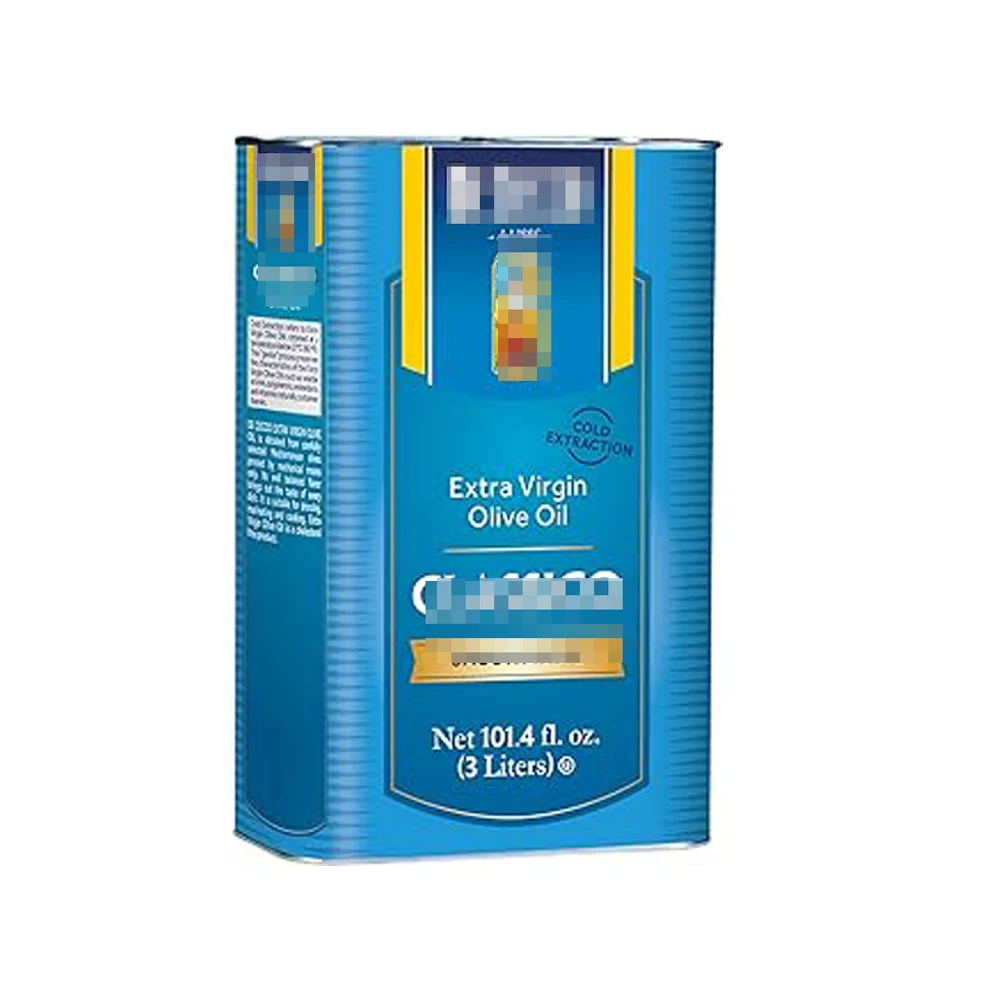 Extra Virgin 100% Pure Cold Pressed Cooking Avocado Oil Metal Tin Can