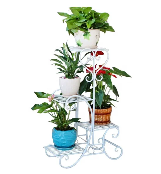 Free Standing Home Meeting Room  Indoor  Decoration Flower Pot Metal Plant Stand
