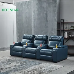 Custom Multi Functional Room Furniture Leather Movie Chairs Cinema Sofas for Home Theater