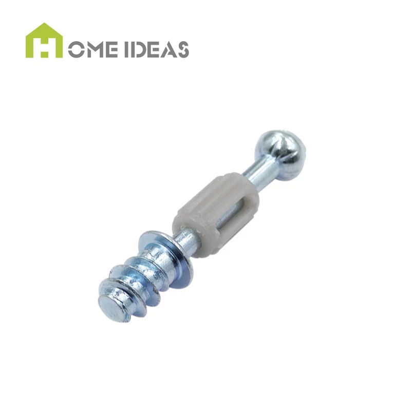 High Quality Hardware Connector Cam Lock Screw Plastic Screw Dowels Furniture Fasteners For Cabinet