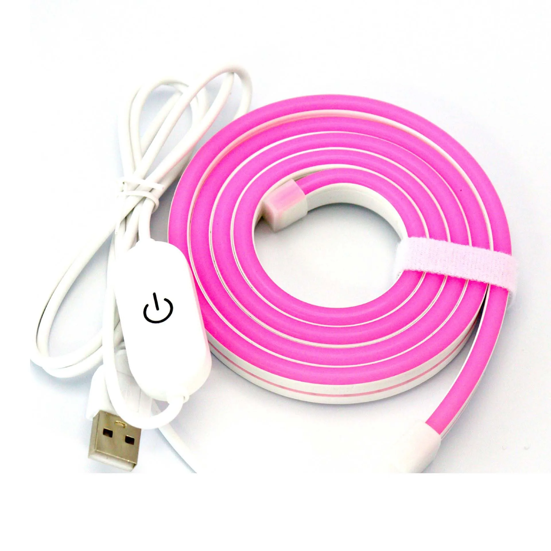 1m 2m 3m DC 5V Touch Sensor Neon Light USB Dimmable Waterproof LED Strip Belt for Bedroom Kitchen Backlight Christmas Decor