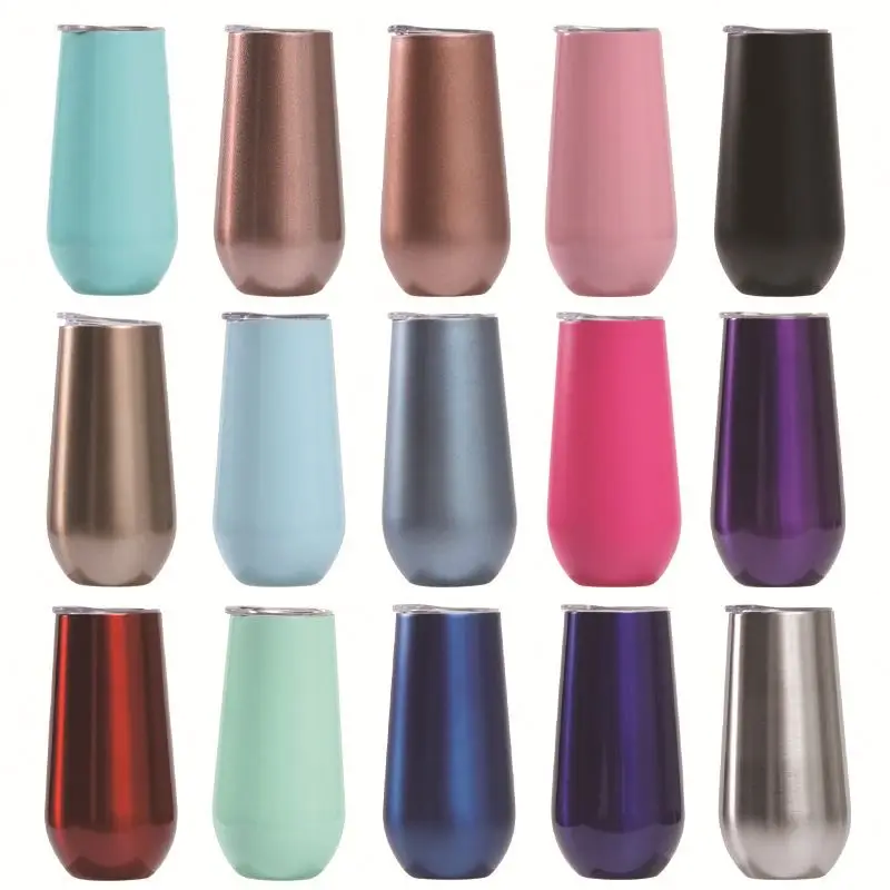 Double Layer Wine Tumbler Gifts Set Bottle 12 Oz Stainless Steel Egg Shape Custom Travel Cup Coffee Mug Logo For Sale Gift Water