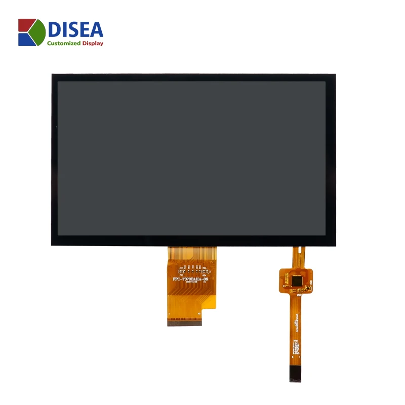 DISEA Standard TFT Module 1024x600  IPS Screen 7 inch Capacitive Touch Display With LVDS Interface