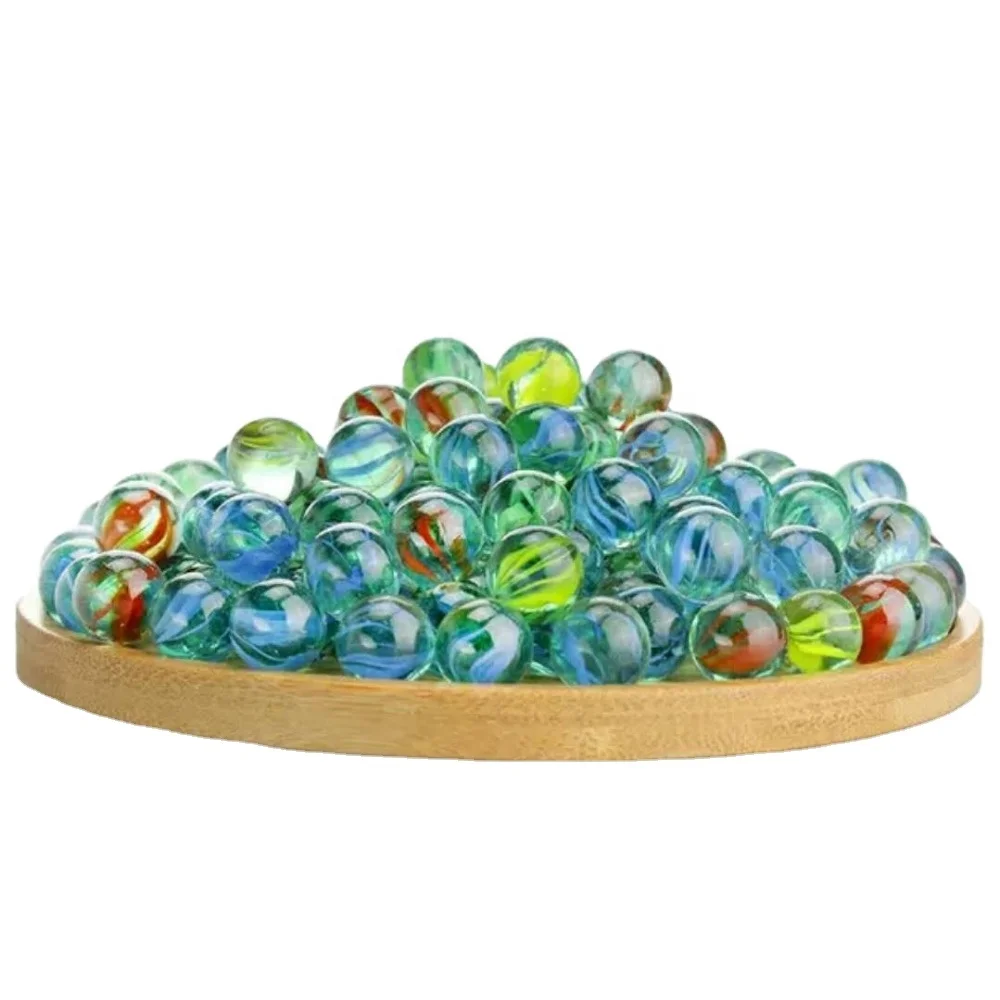 Factory supply 14mm 16mm glass marble balls for wooden board game machine glass toy ball
