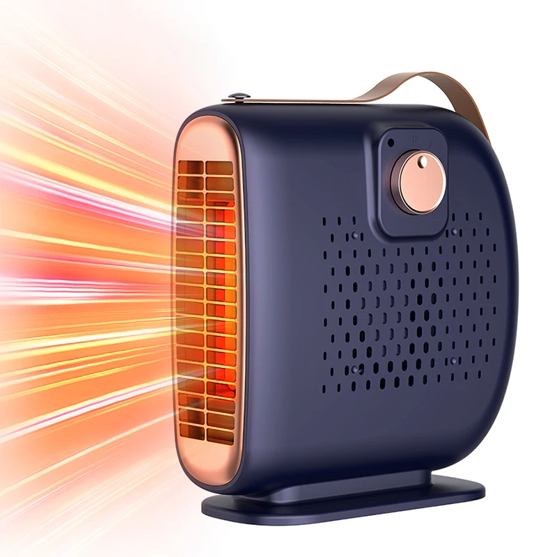 PTC 500W Fast Heating Fan Foot Hand Warmer Winter Room Heating Stove Household Outdoor Portable Electric Heater Fan
