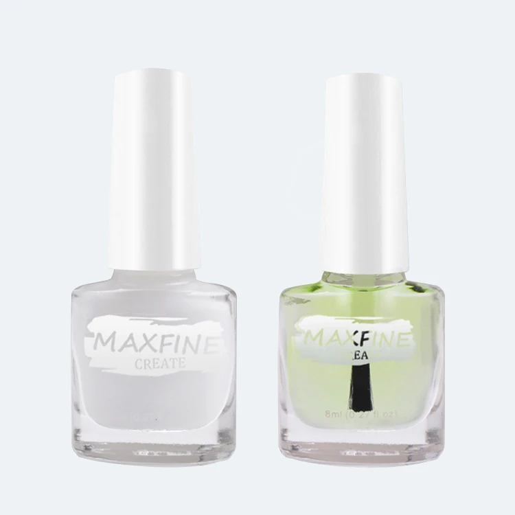 MAXFINE 8ML Base Nail Gel Polish Art Nutrition Oil Moisturizing Nail Cuticle Oil Peel Off Liquid Tape For Nail Beauty