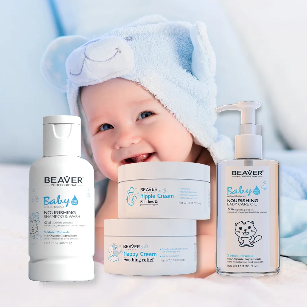 BEAVER Baby Body Skin Care Oil 48 Hours Long-lasting Moisturizing Baby Massage Oil