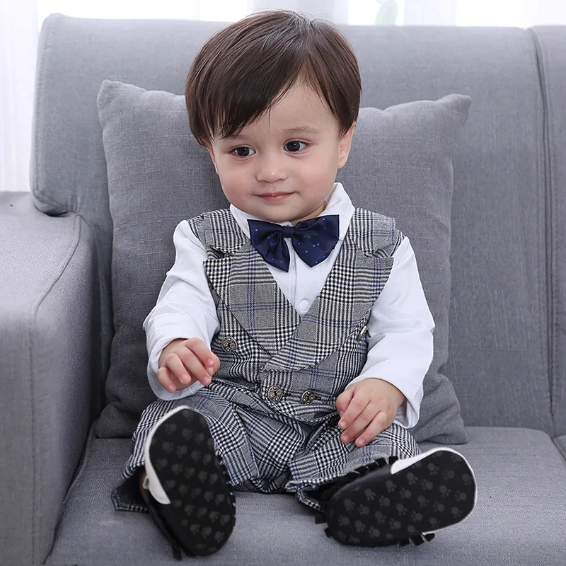 New Products Fashion Formal Clothes Toddler Children 3 Piece Suits Set For Baby Boy