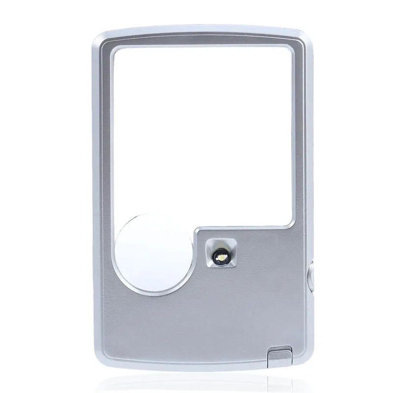 Dunhua Convenient magnifier LED lamp magnifier HD reading special portable 3x 6x