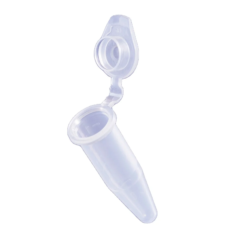 Mini Centrifuge Tubes 1.5Ml Gaduated Clear Plastic Centrifuge Vials with Flat-Top Snap Cover